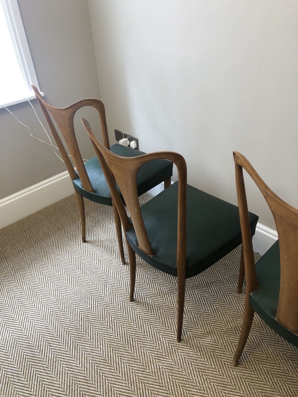 Mid Century Chairs By Ico Parisi For Fratelli Rizzi photo vintage