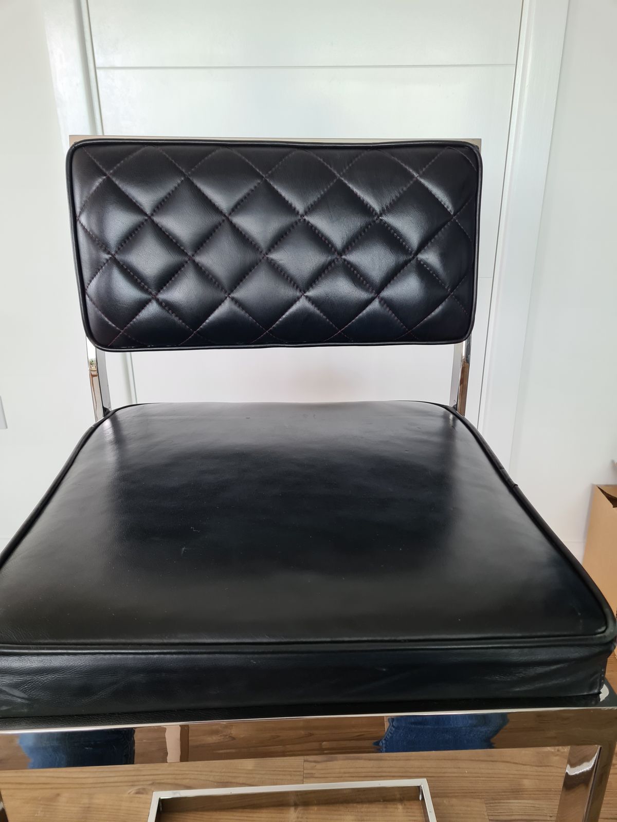 Milo Baughman/Estee Lauda, Canterleiver Bar Stools photo furniture