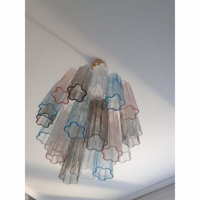 Contemporary Murano Glass Sputnik Chandelier Multicolors, Mazzega Style , Lot Of 2 Or A Pair Of Chandeliers photo 3224.0