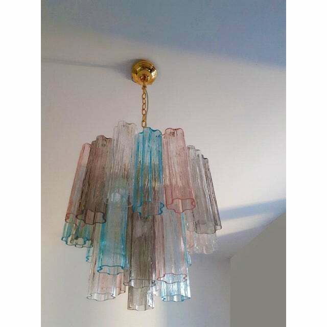 Contemporary Murano Glass Sputnik Chandelier Multicolors, Mazzega Style , Lot Of 2 Or A Pair Of Chandeliers photo vinterior