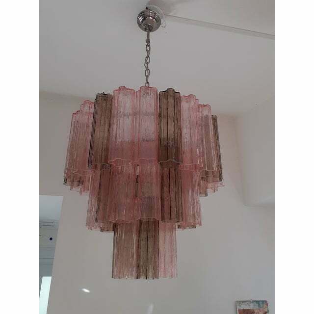 photo vinterior Italian Murano Style Glass Sputnik Chandelier, Lot Of 2 Or A Pair Of Chandeliers