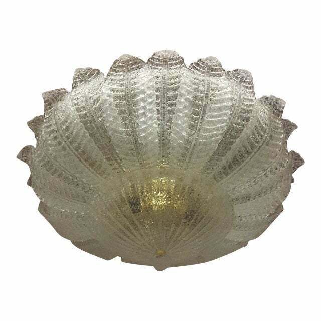 Murano Glass Sputnik Chandelier Flush Mount, Mazzega Style , Lot Of 2 Or A Pair Of Chandeliers photo furniture