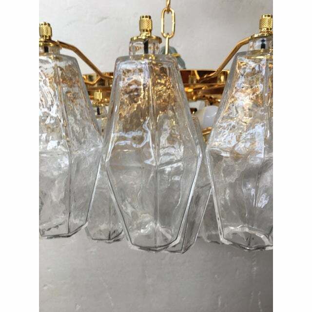 photo furniture Italian Style Murano Glass Sputnik Chandelier Poliedro , Lot Of 2 Or A Pair Of Chandeliers