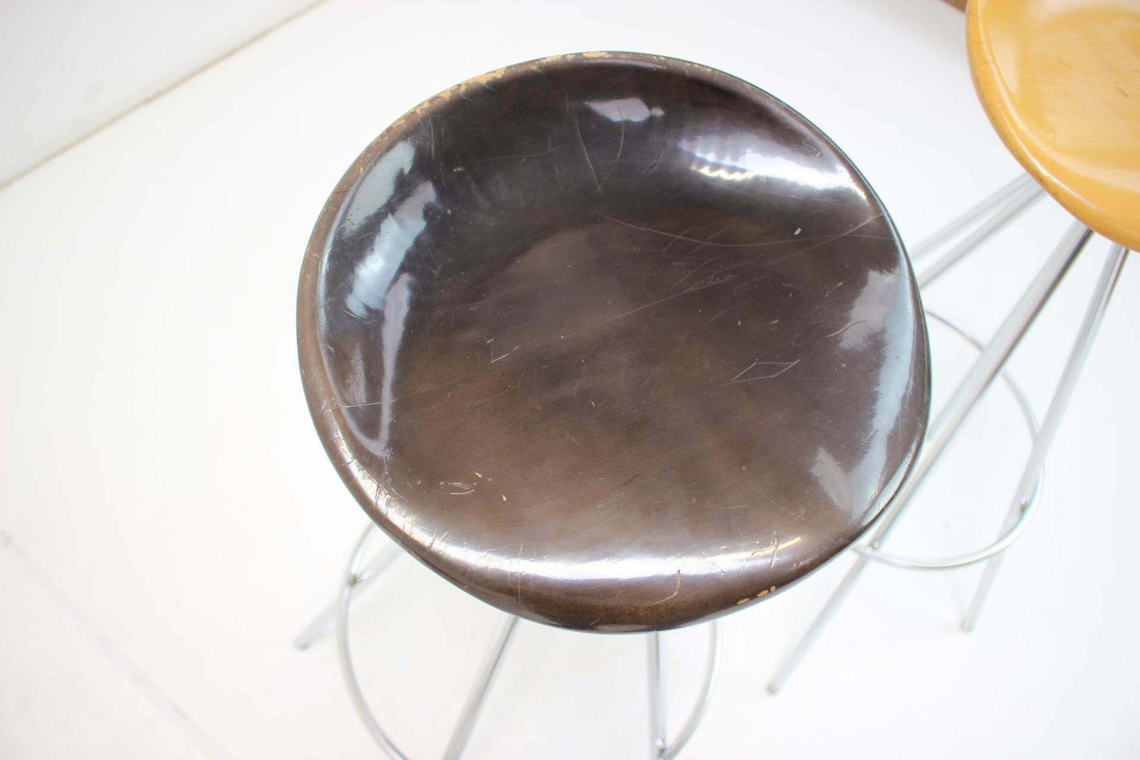 Set Of Four Beech Jamaica Bar Stools By Pepe Cortés, 1990s photo buy