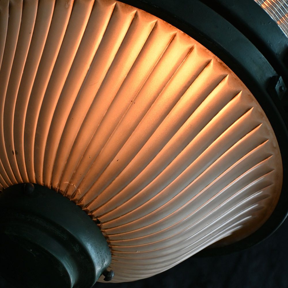 One Of The Largest French Holophane Lanterns photo for sale