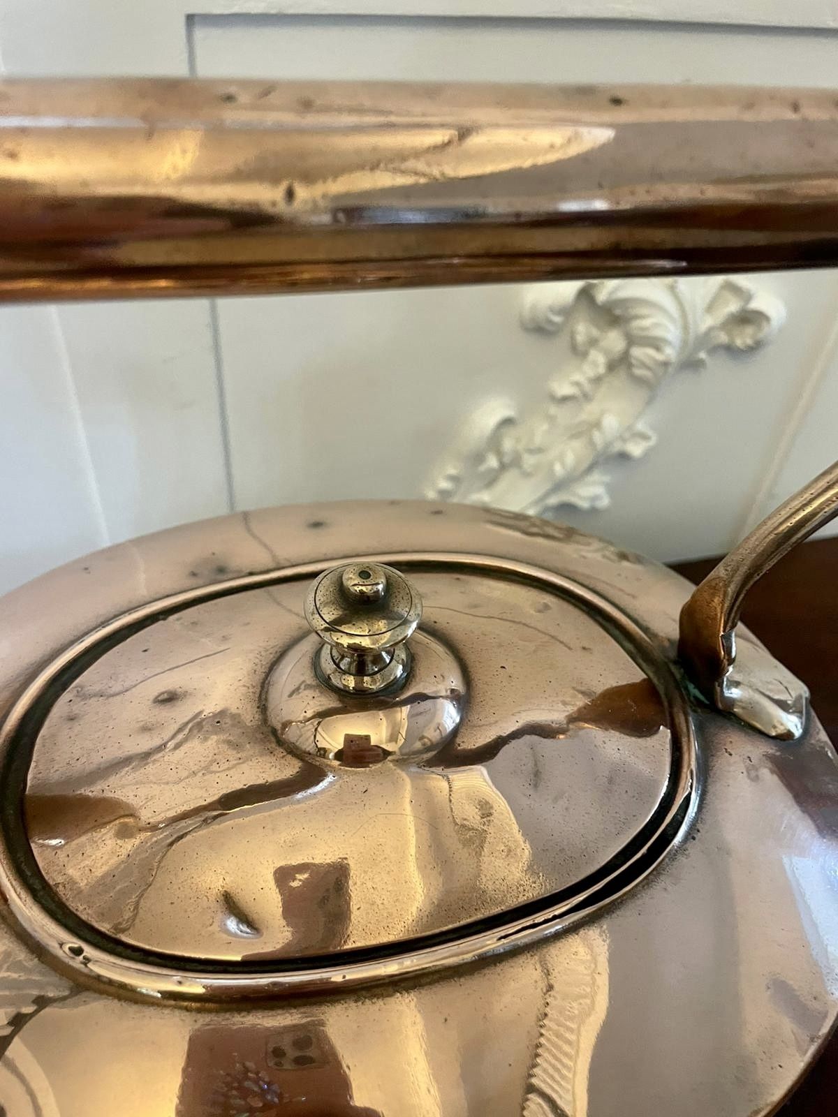 Large Antique George III Quality Oval Shaped Copper Kettle photo buy