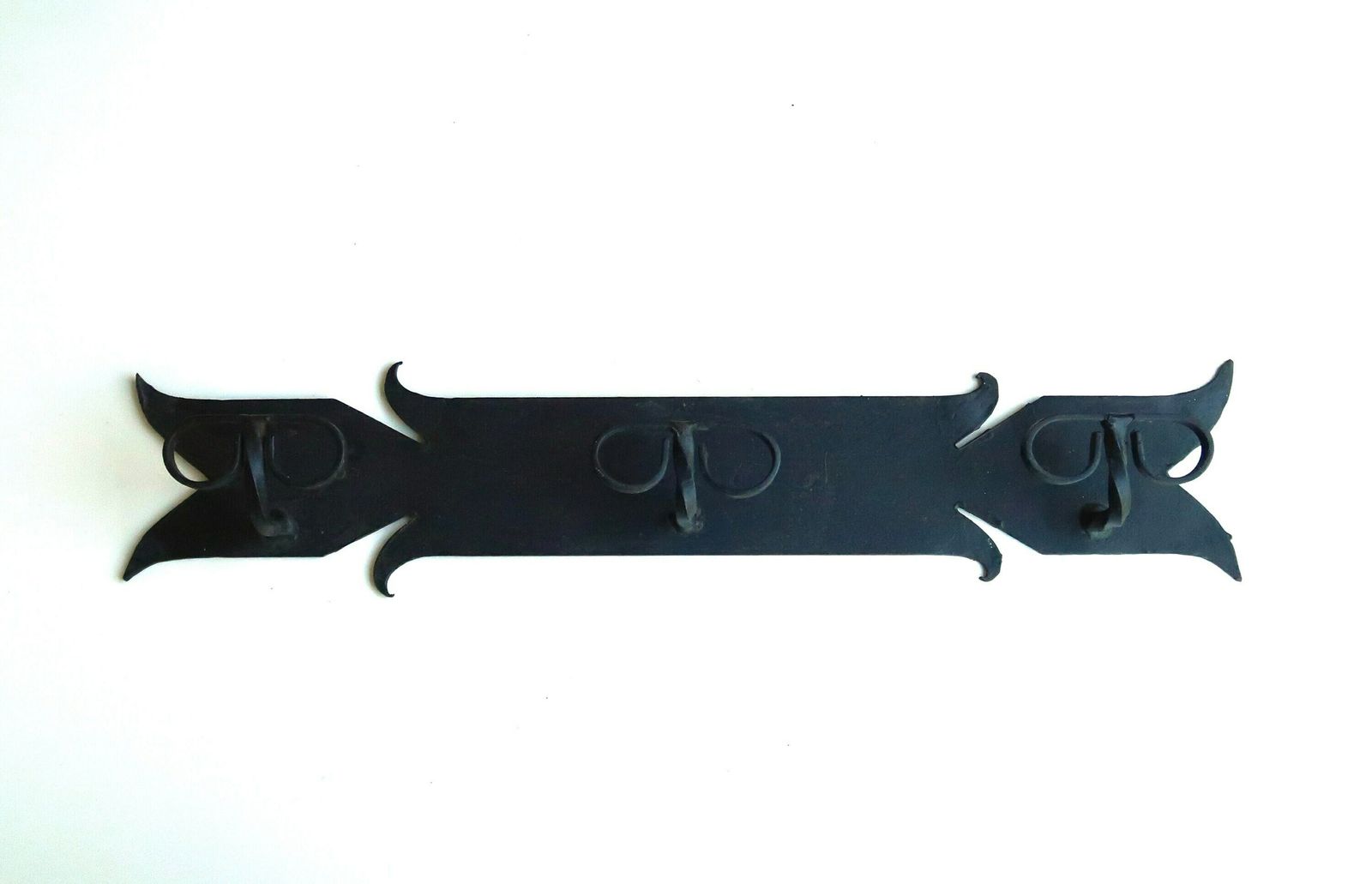 French Iron Coat Rack, 1950s / Hanger, Rustic, Farmhouse, Country, Cottage, Boho Chic, France, Castle