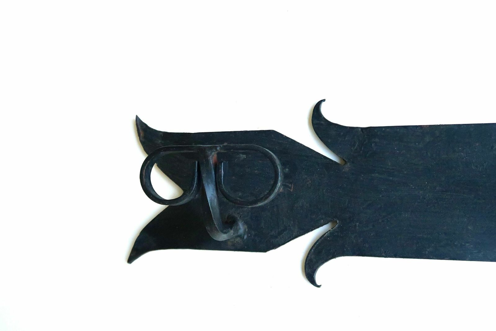 French Iron Coat Rack, 1950s / Hanger, Rustic, Farmhouse, Country, Cottage, Boho Chic, France, Castle photo for sale