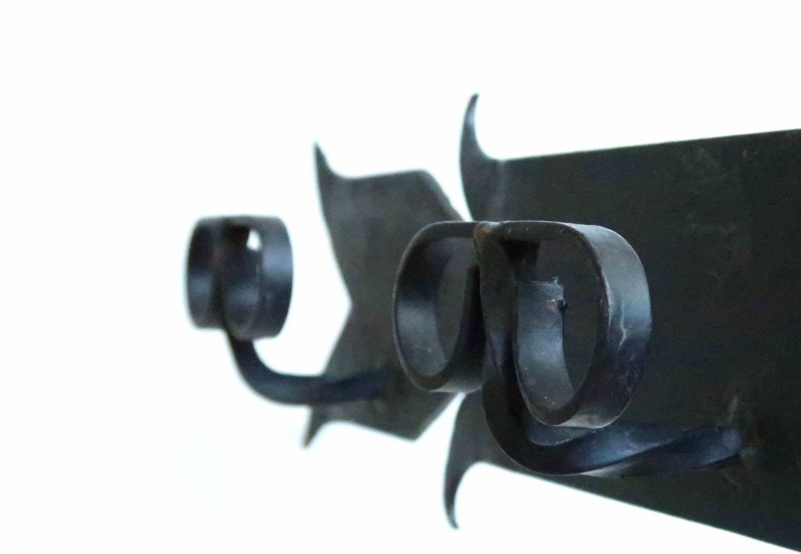 French Iron Coat Rack, 1950s / Hanger, Rustic, Farmhouse, Country, Cottage, Boho Chic, France, Castle photo Furniture