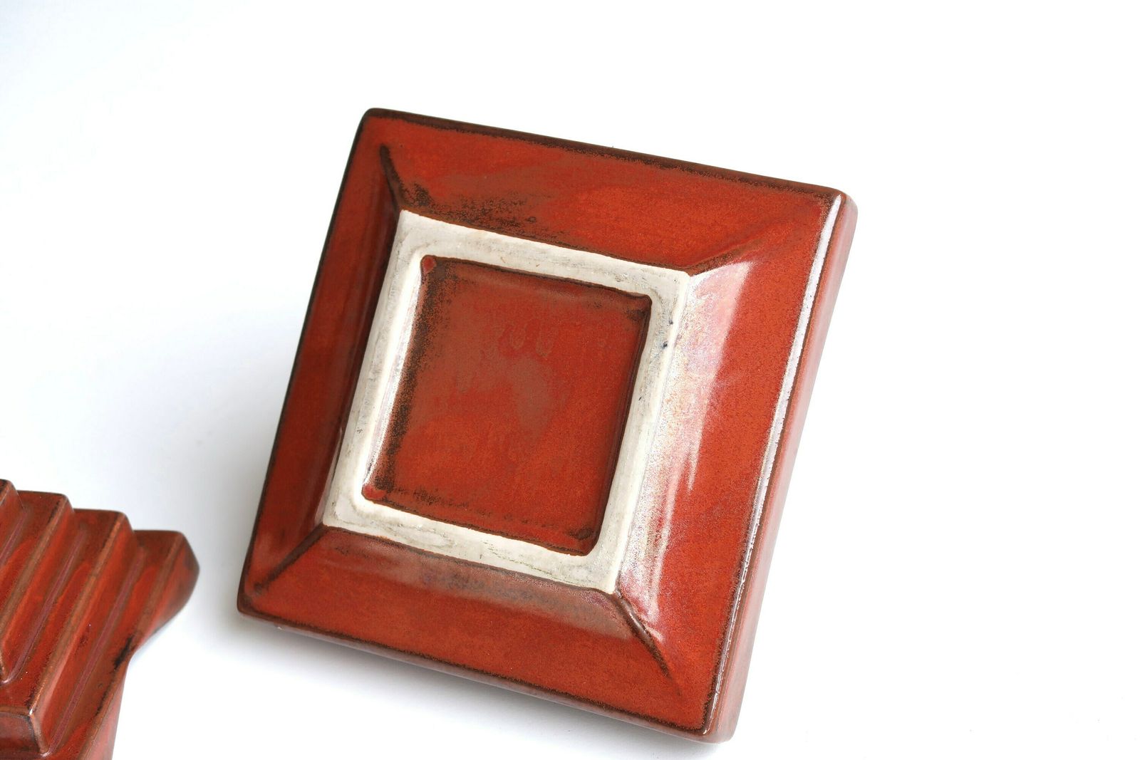 French Ceramic Shepherd Lamp By Pierre Casenove, Lampe Berger, 1980s / France, Maya Temple, Pyramid photo vintage