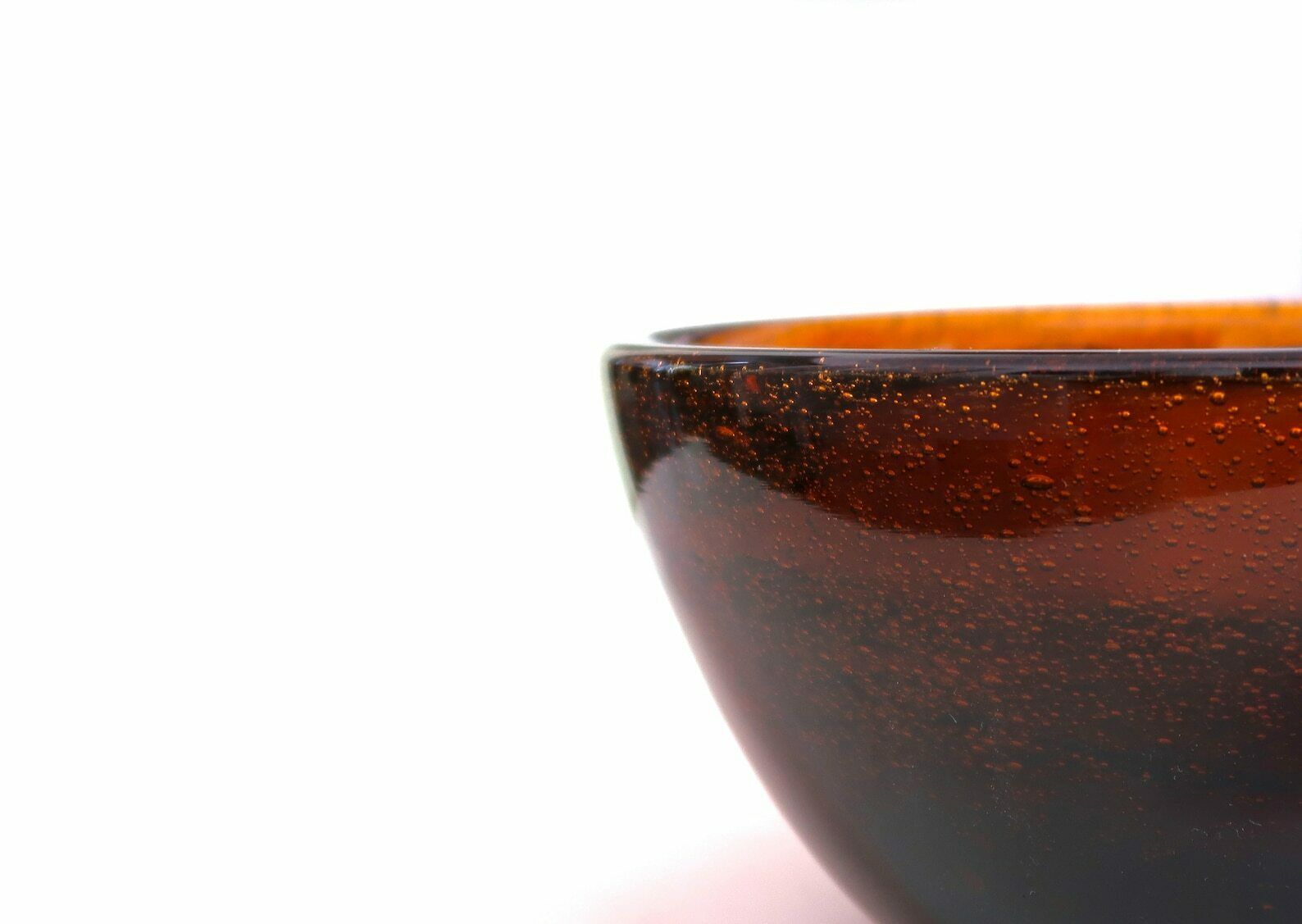 Franse Grote Amberkleurige Glazen Vijzel Met Stamper Uit Biot, Jaren 1970 / Costa Riviera, Boho Chic, Folk, France photo vinterior