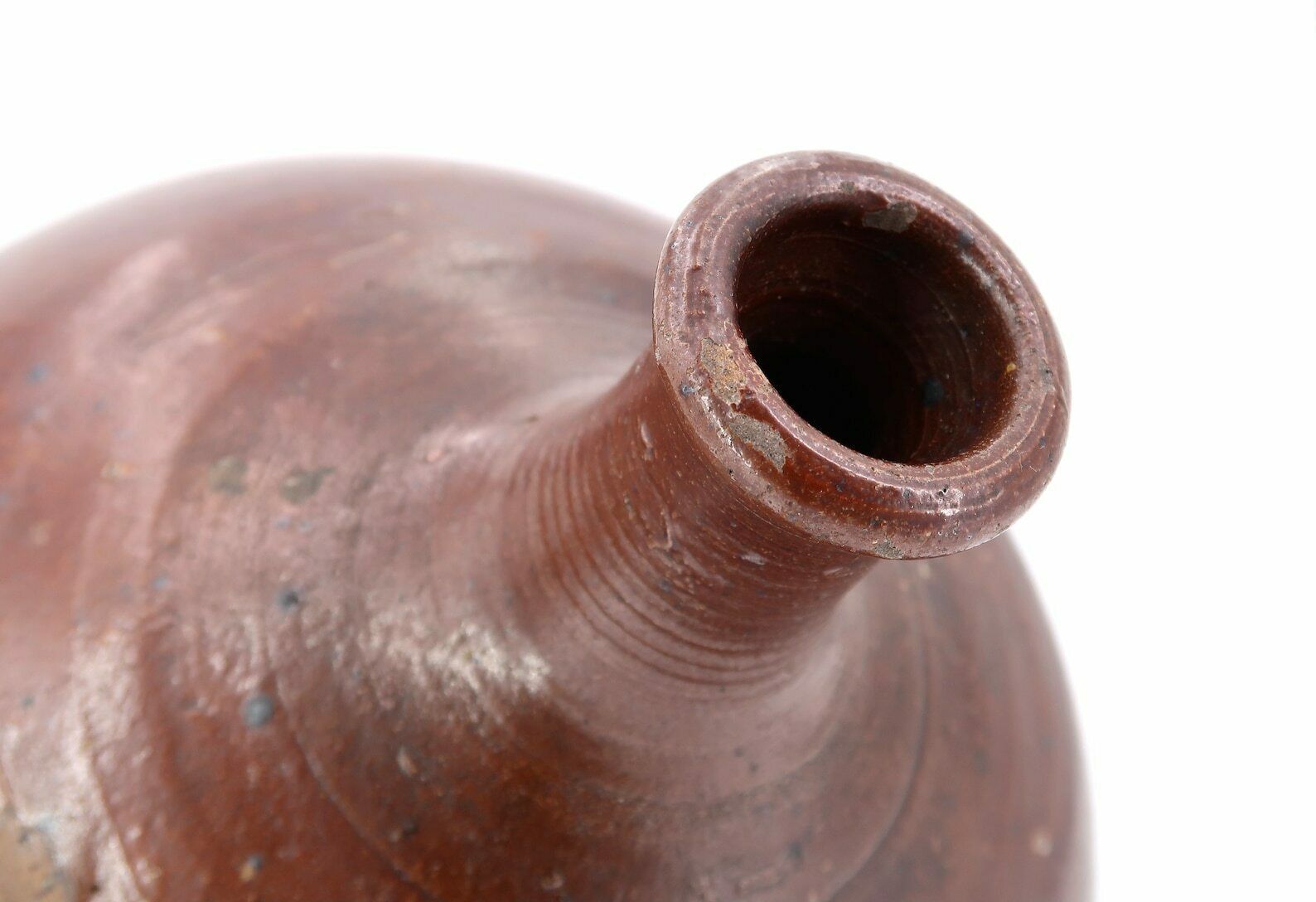 Pot en céramique française, forme de toupie, années 1950 / Vase, Wabi Sabi, poterie méditerranéenne, curiosité, coupe, Boho Chic photo 278.0