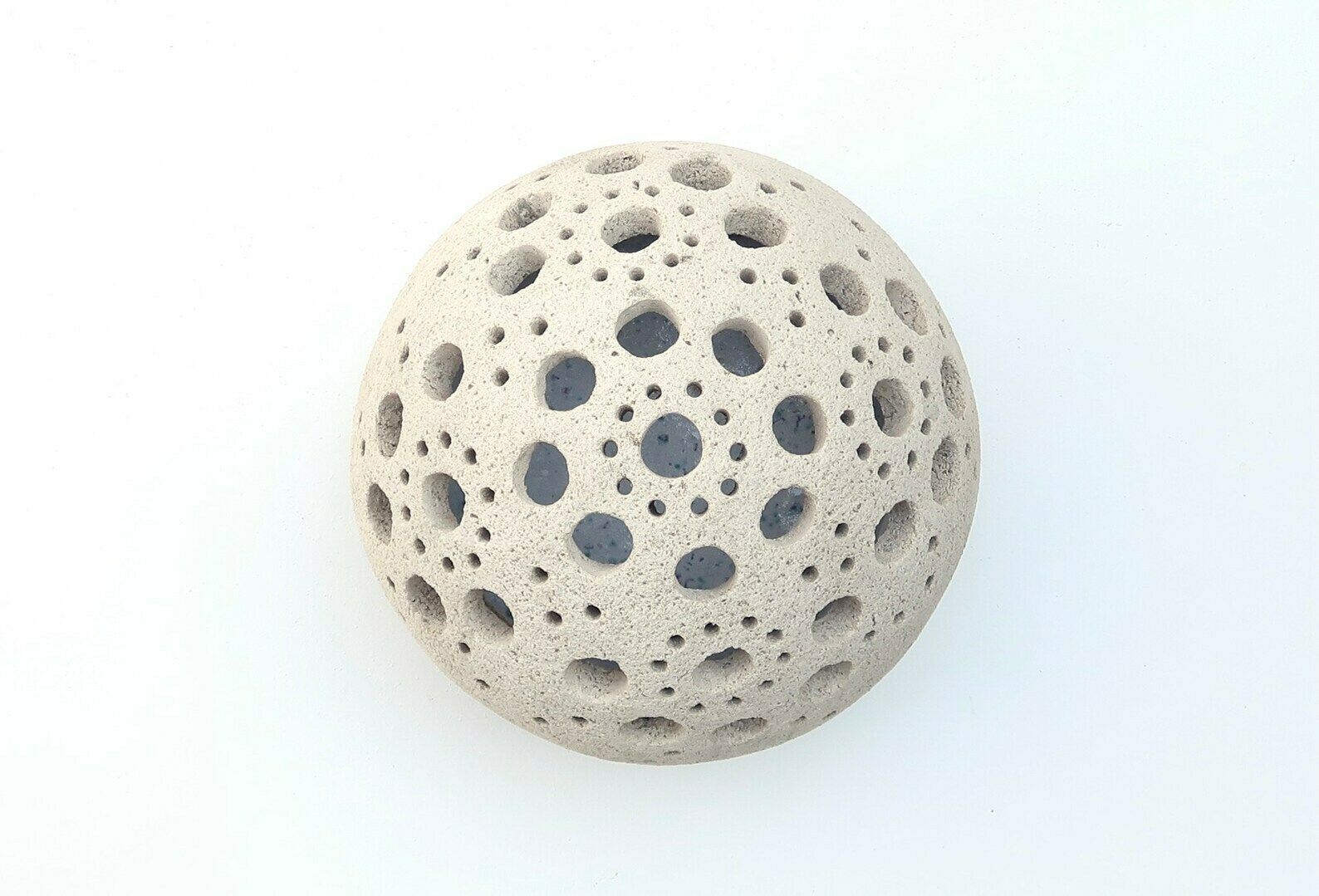 Franse Keramische Koepel Voor Kaarsen, Années 60 / Sculptuur, Waxinelichthouder Fotofoor Wit Keramiek photo Woonaccessoires