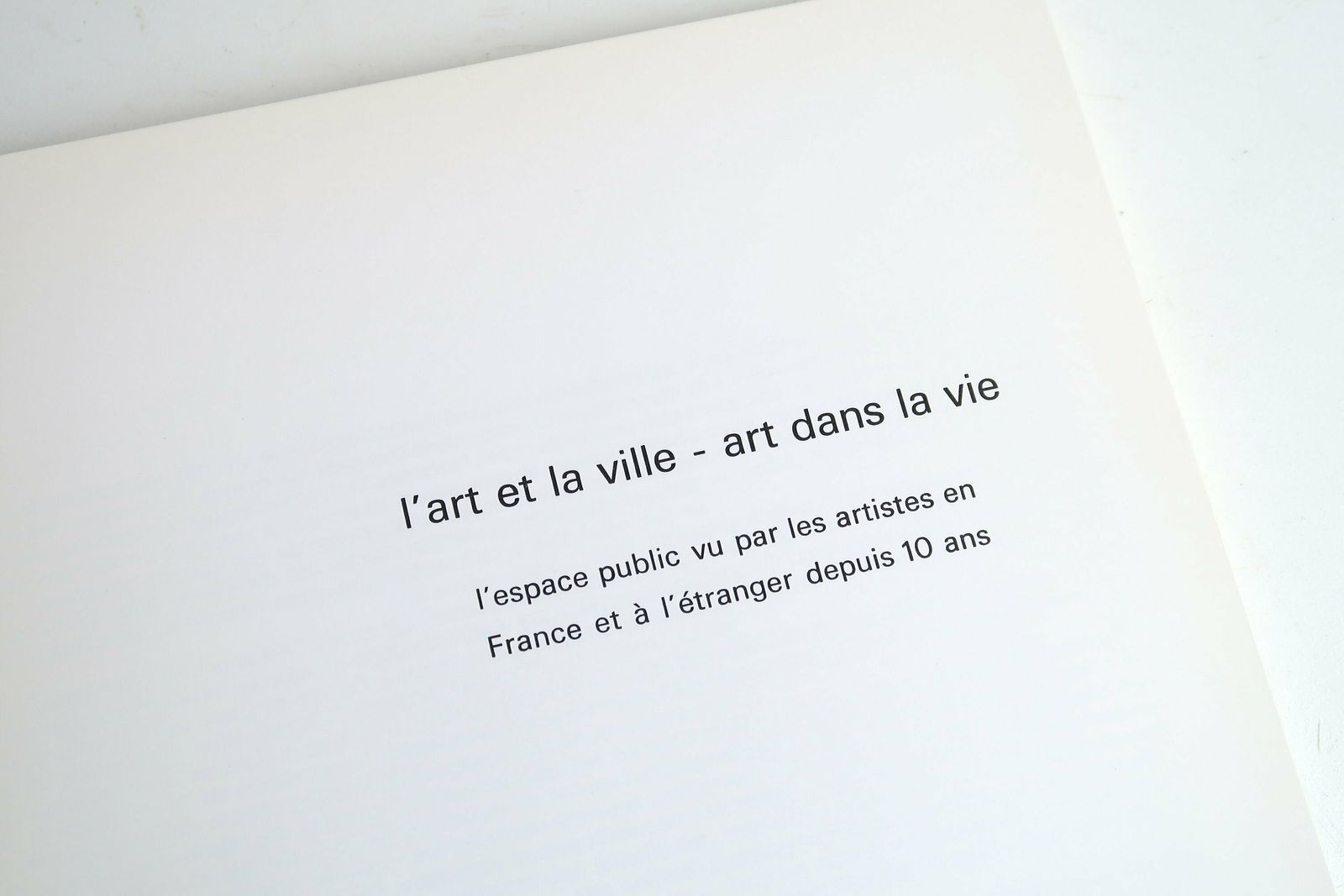Book " L'art Et La Ville   Art Dans La Vie ", 1978 / Architecture, Sculpture, Alexander Calder, François Xavier Lalanne, Victor Vasarely photo furniture