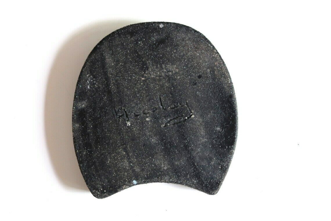 Ceramic Horseshoe Ashtray Or Dish By Accolay, France, 1960s / Lucky Charm, Modern, Modernist, Abstract Decor photo Home Decor