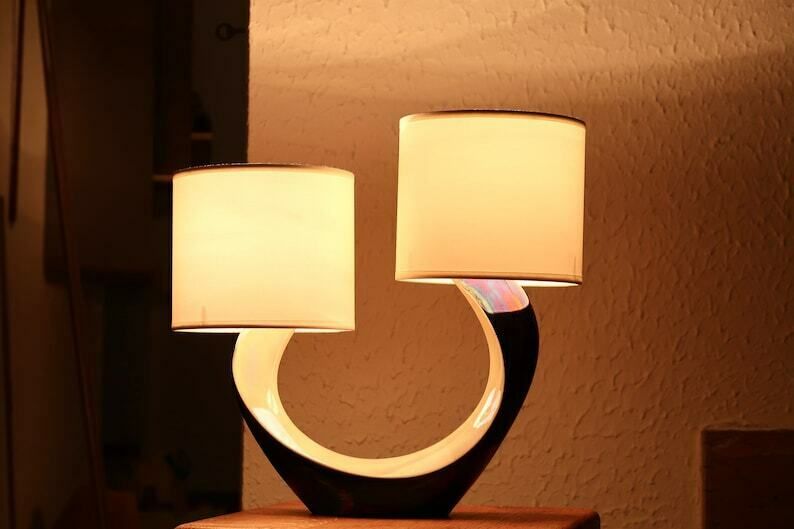 Lampe de table Verceram en céramique, France photo furniture