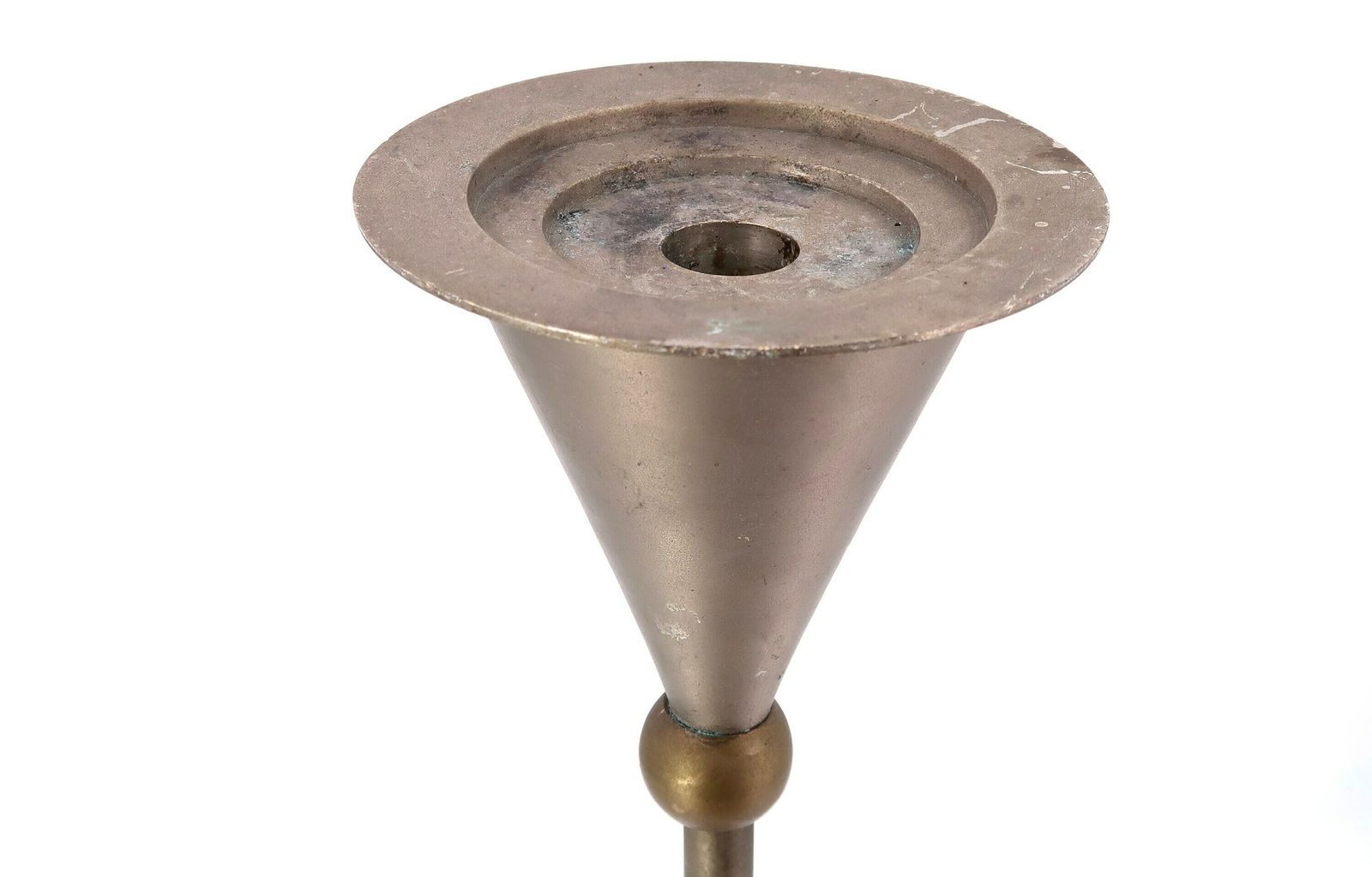 French Brass Xl Candleholder By Christian De Beaumont, 1970s / Large, Giant, Boho Chic, Folk, Design, Memphis Design photo buy