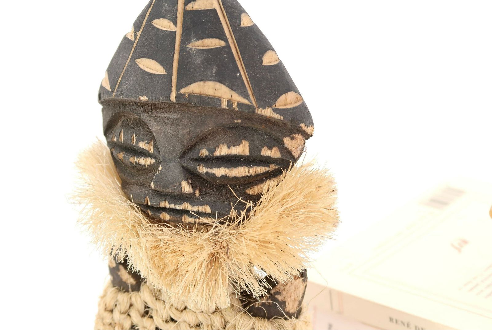 Statue africaine, Sungod, années 1980 / Africa, Statue, Tribal, Boho Chic, Bohemian, Folk, Voodoo, Totem, Doll photo vinterior