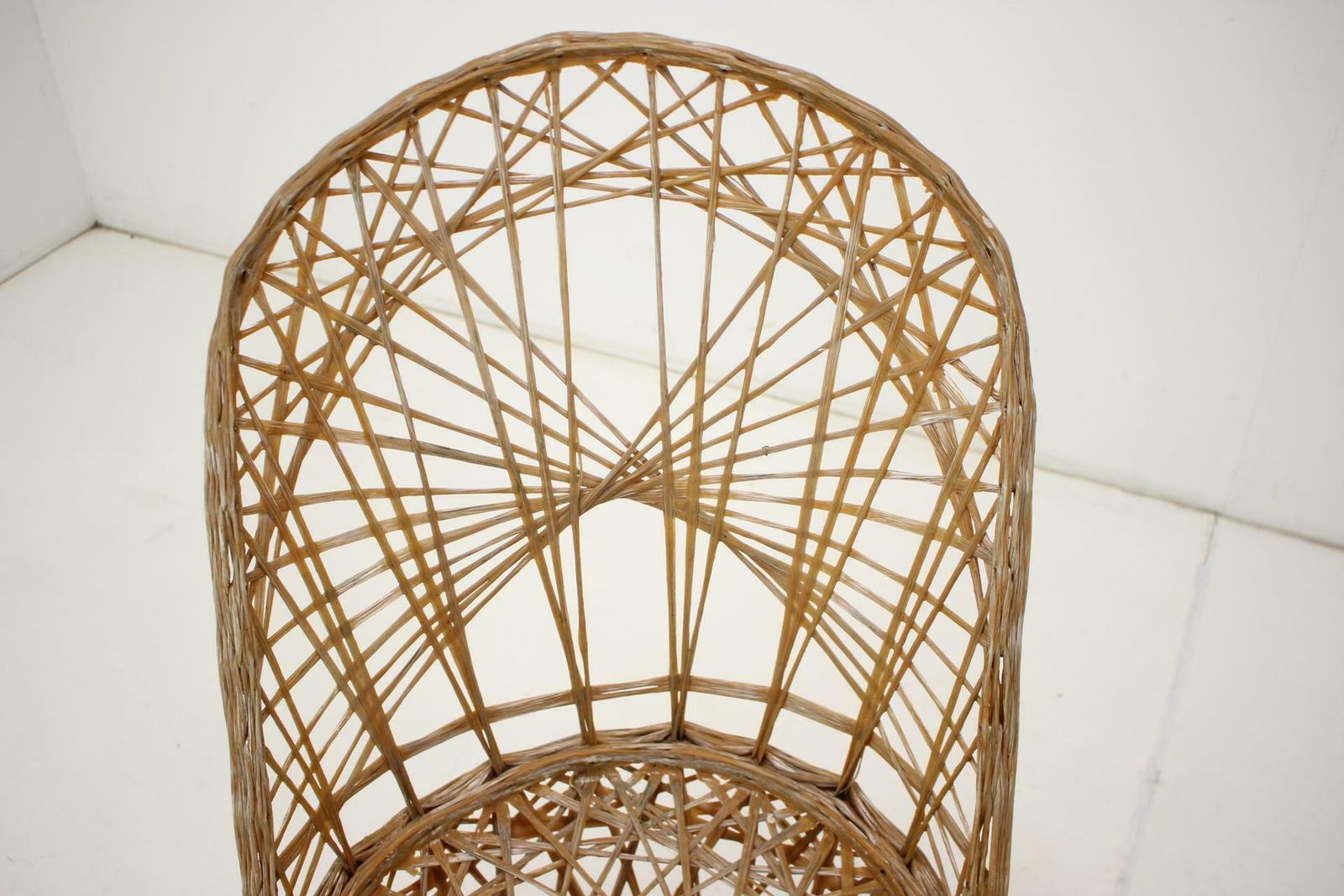Pair Of Chairs, Patio Russell Woodard Wicker Effect, 1960s photo for sale