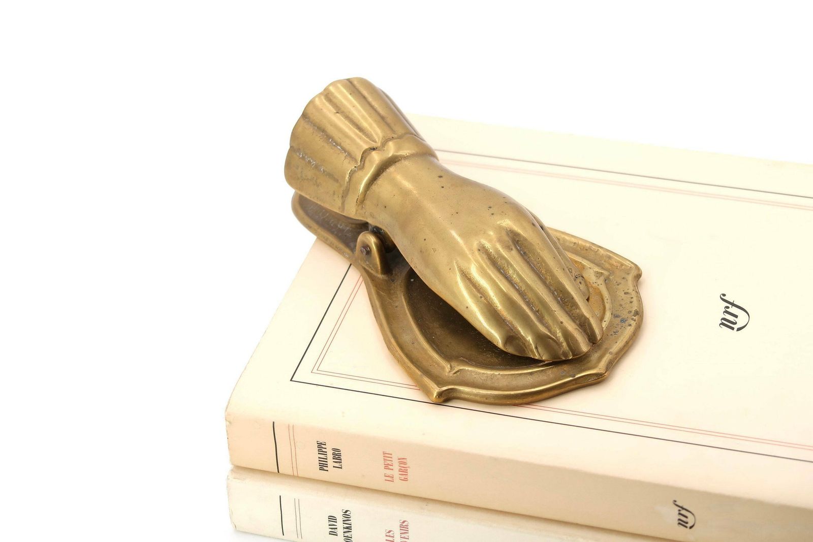 Pince-papier main en laiton, porte-lettres, mémo années 1970, Paperclip, Talisman Lucky Charm Esoteric Office Desk Sculpture Boho Chic Bohemian Folk photo 76.0
