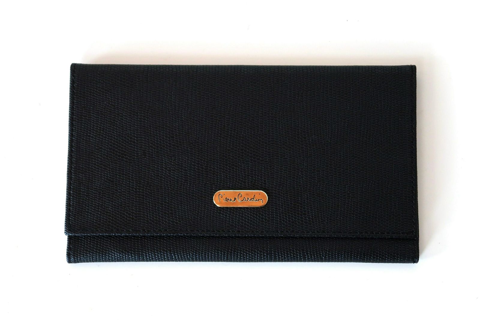 Zwarte chequeboek- en kaarthouder van Pierre Cardin, jaren 1980 / Accessoires, Mode, Frankrijk photo furniture
