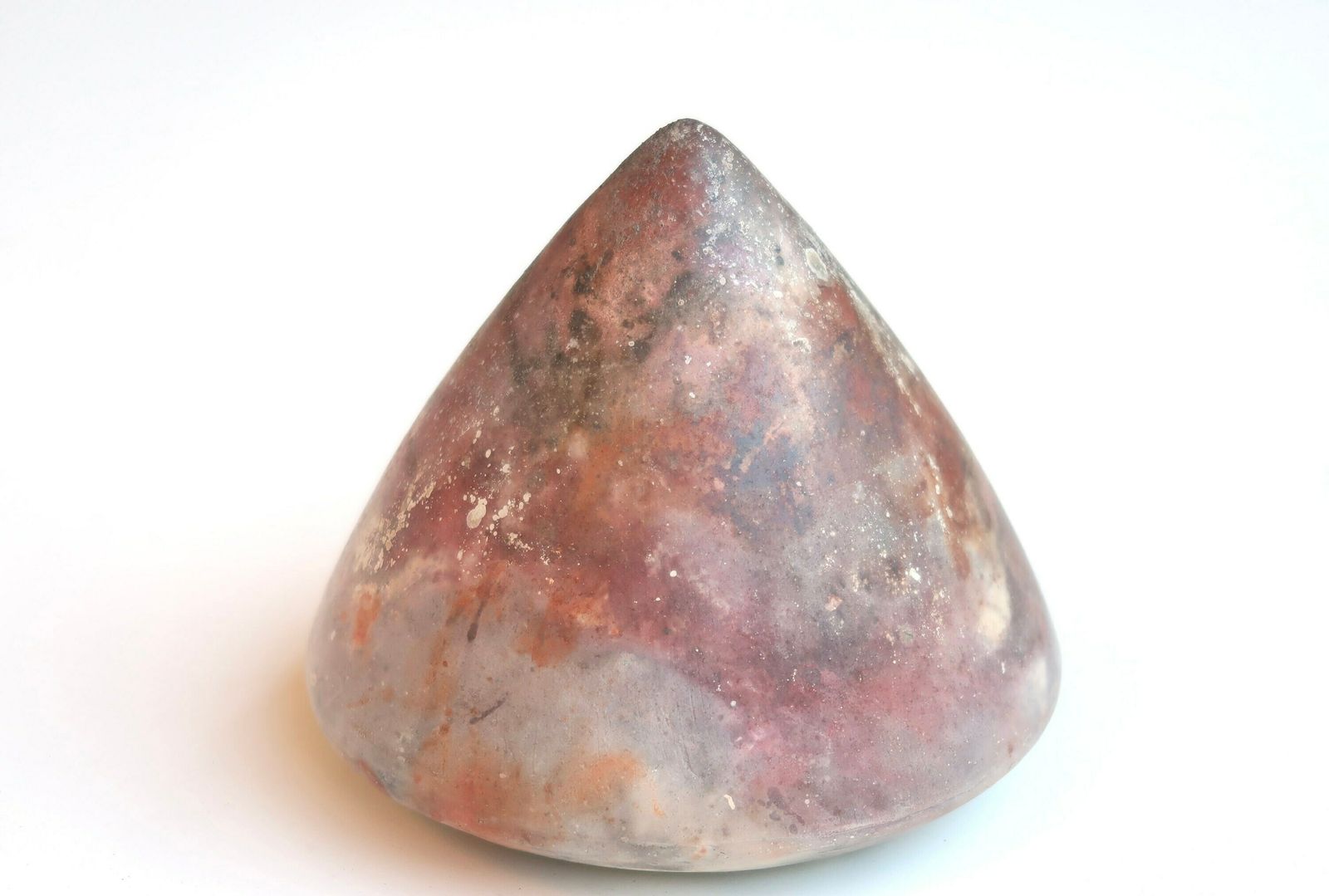 Minimalist Signed Ceramic, Cone, 1980s / Geometrical Shapes, Wabi Sabi, Art, Minimal