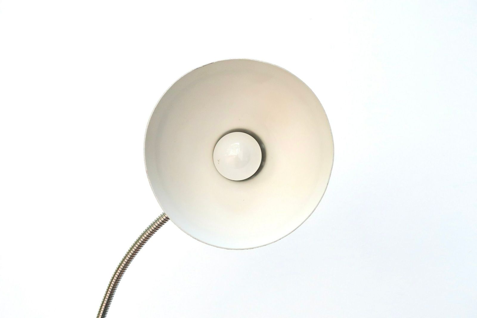 Franse Gelede Grijze Bureaulamp, Ca. Jaren 1950 / Vintage, Mid Century Modern photo 139.0