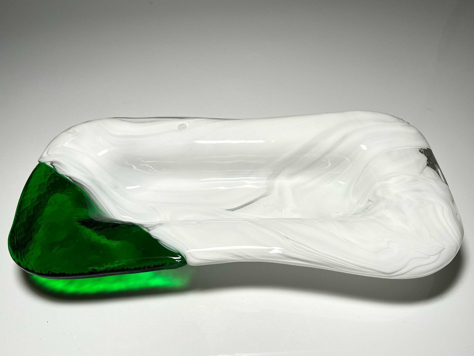 La Murrina Murano Glass Cardholder And Tray, 1970s, Set Of 2 photo for sale