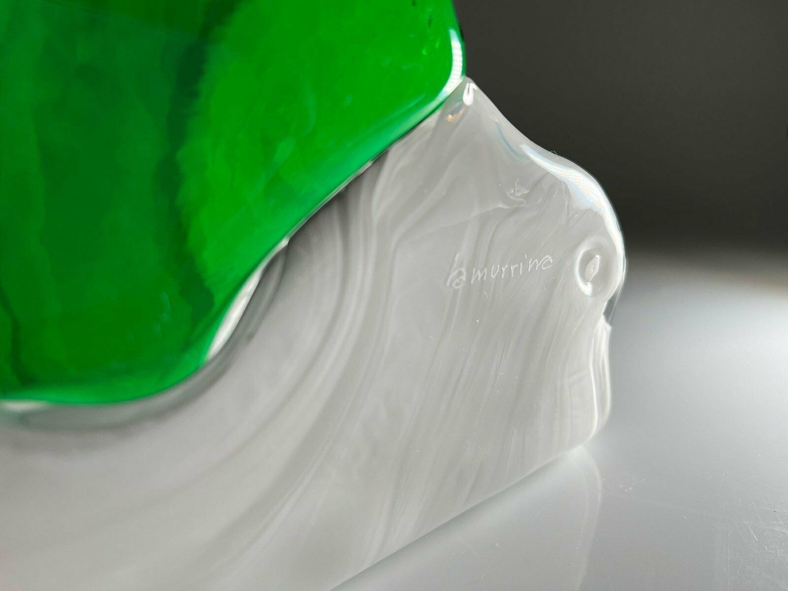 La Murrina Murano Glass Cardholder And Tray, 1970s, Set Of 2 photo Home Decor