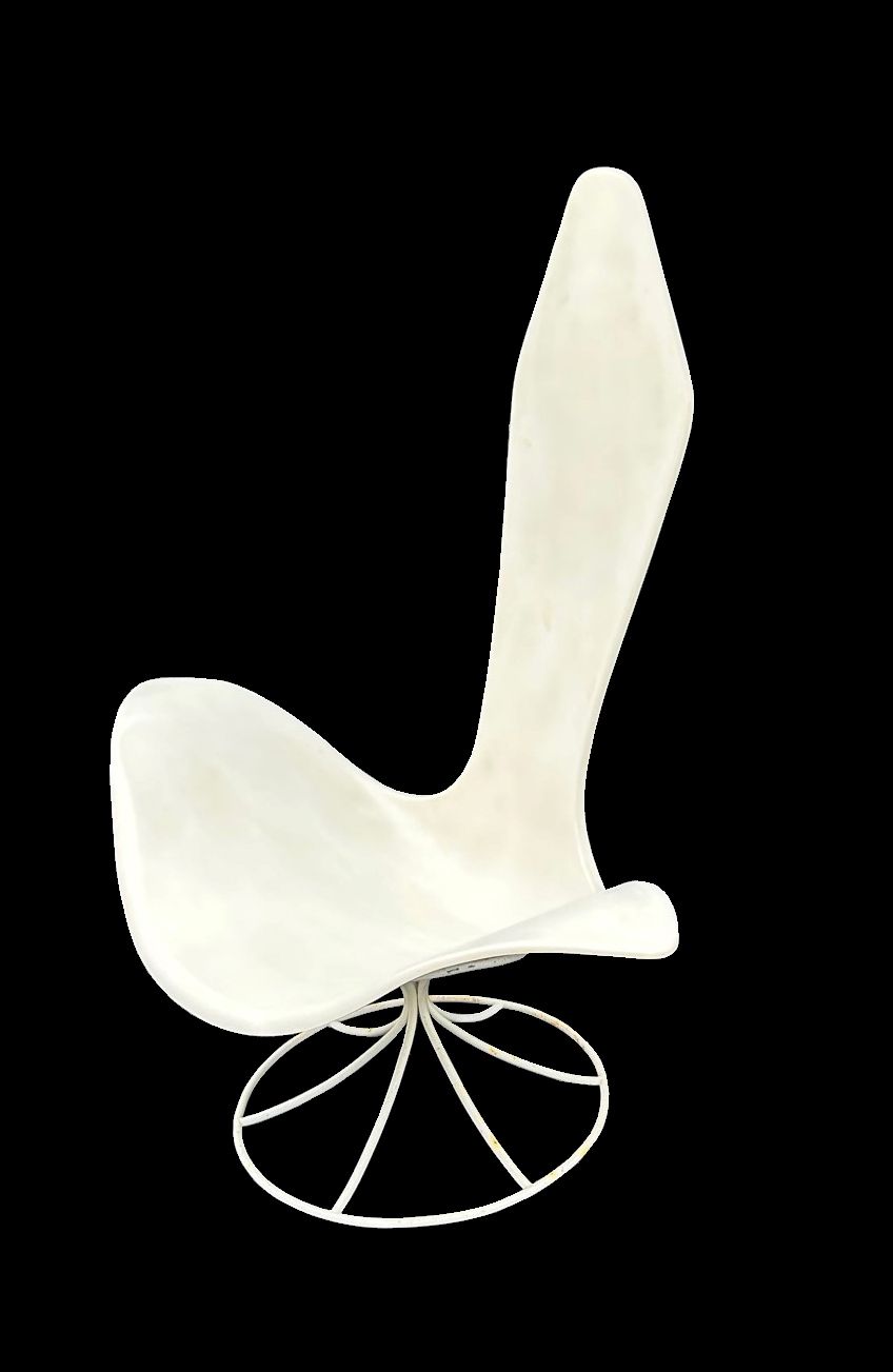 Tulip Lounge Chair By Erwin And Estelle Laverne For Laverne International U.S.A.