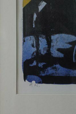 Michael Casford, Norwegian Word, 1980s, Color Lithography, Framed photo Art