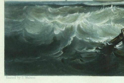Set Of 2 Prints From Engravings By R G Reeve. "Outward Bound" & "Homeward Bound" photo for sale