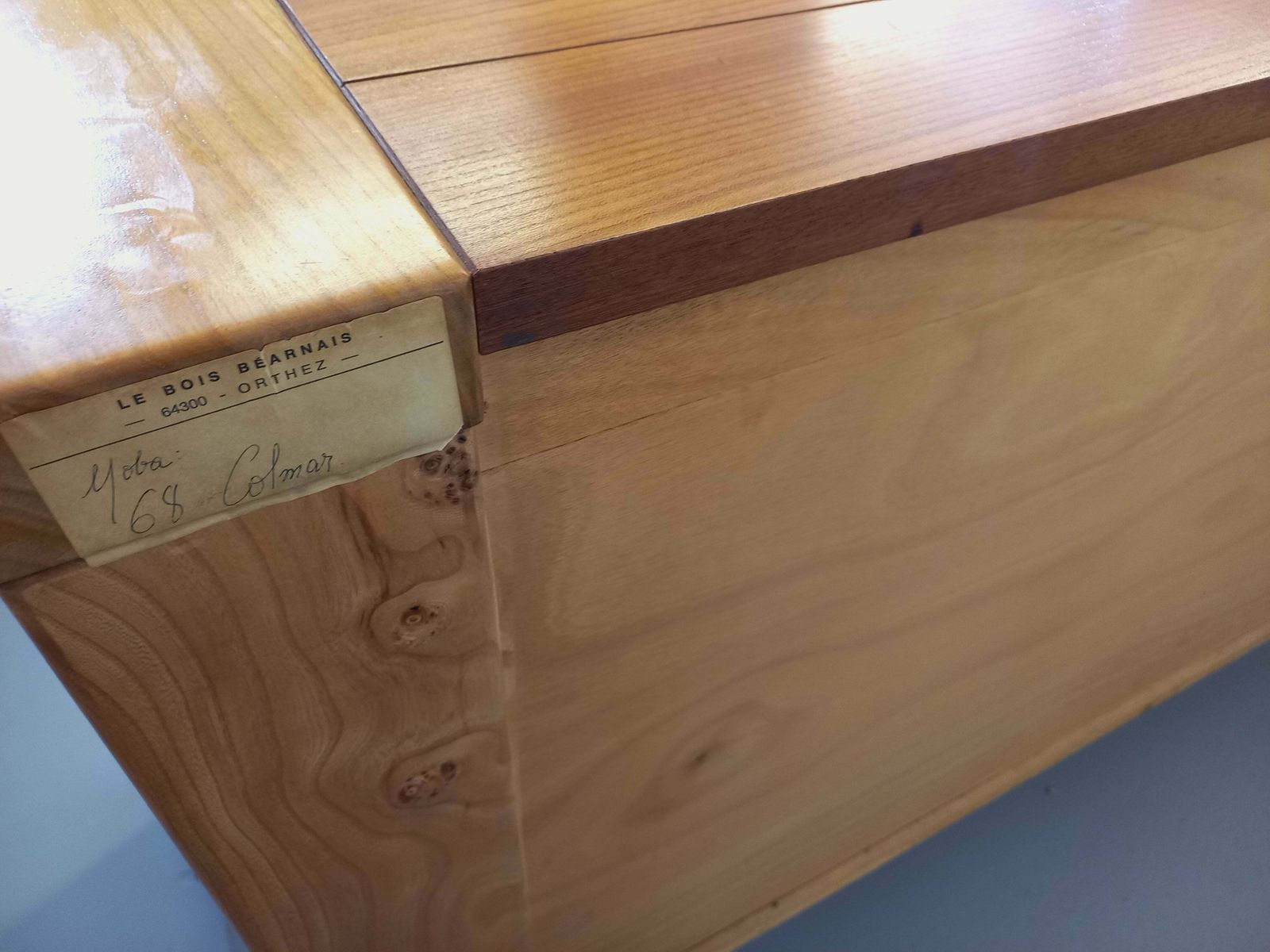 2832.0 Maison Regain Elm Sideboard, 1970s photo