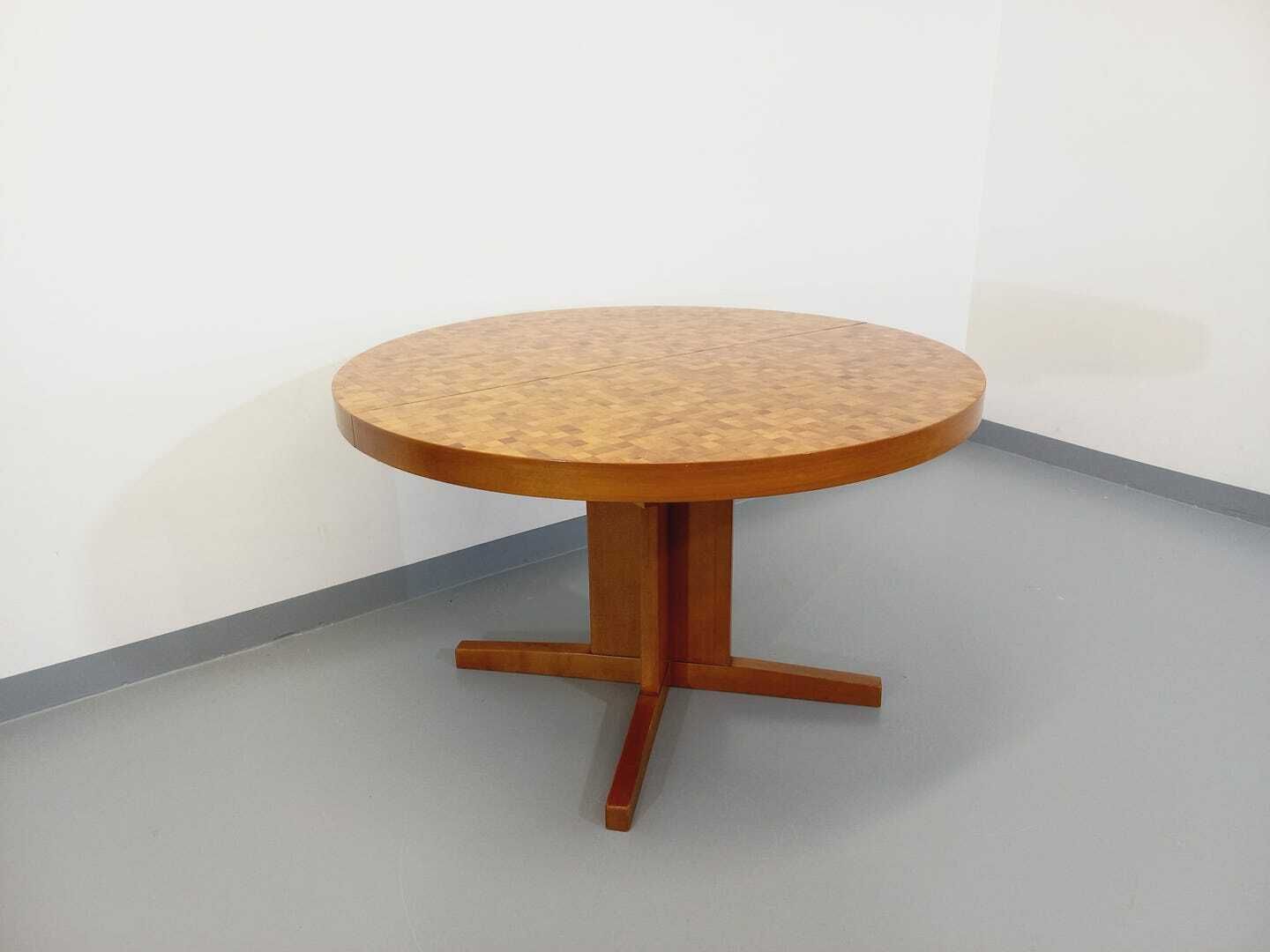 Dieter Waeckerlin Round Table In Teak And Walnut photo furniture