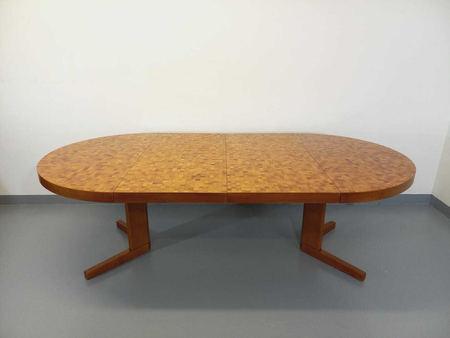 photo for sale Dieter Waeckerlin Round Table In Teak And Walnut