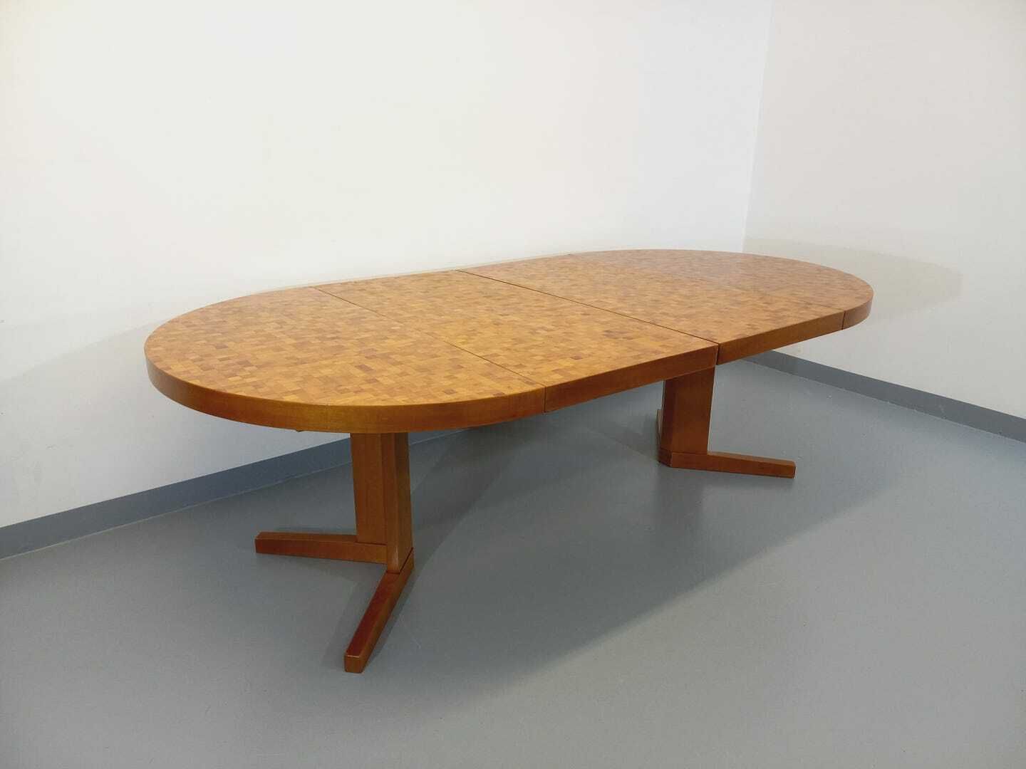 Furniture Dieter Waeckerlin Round Table In Teak And Walnut photo