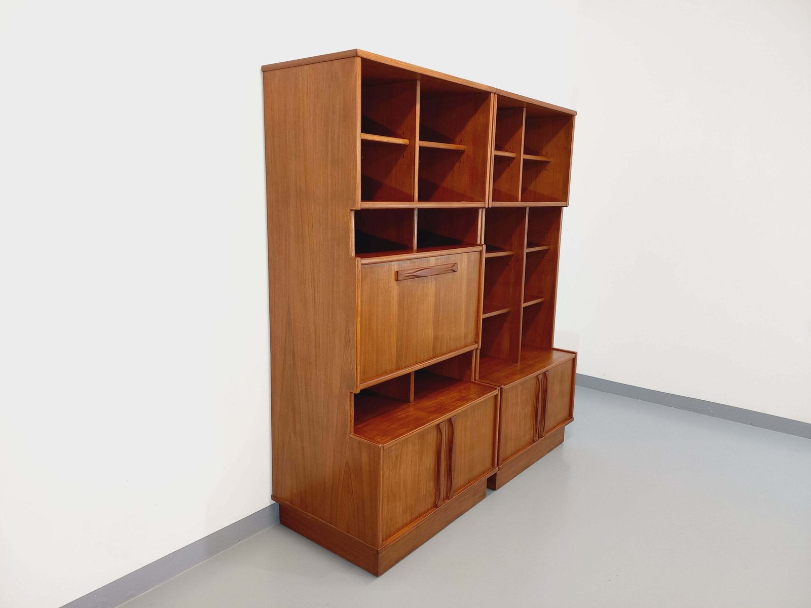Scandinavian Teak Bookcase, 1960s photo Furniture