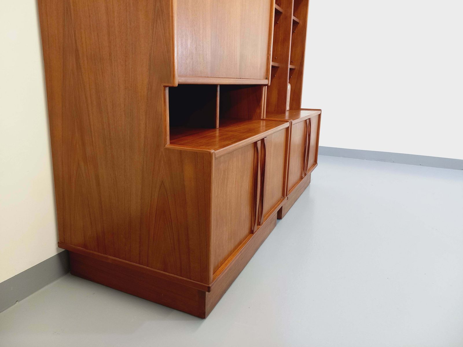 Mobilier Bibliothèque scandinave en teck, années 1960 photo