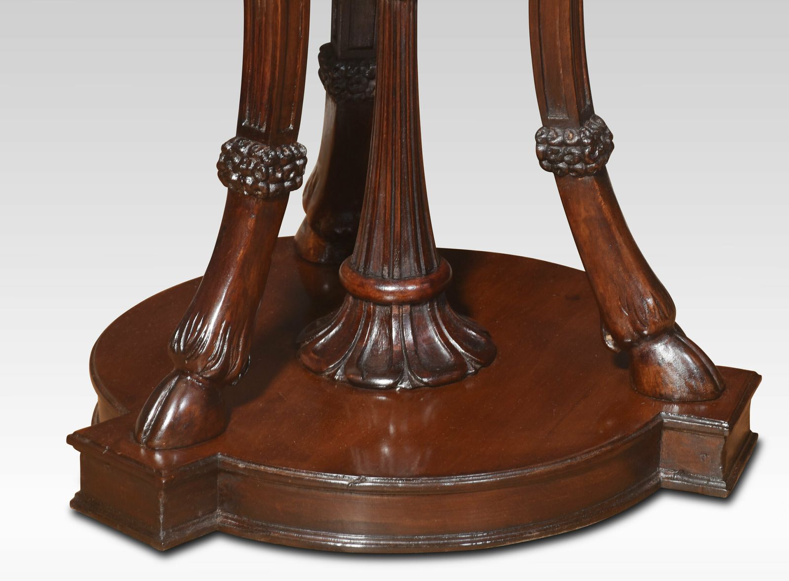 Pair Of Neo Classical Style Carved Mahogany Stands photo 3090.0