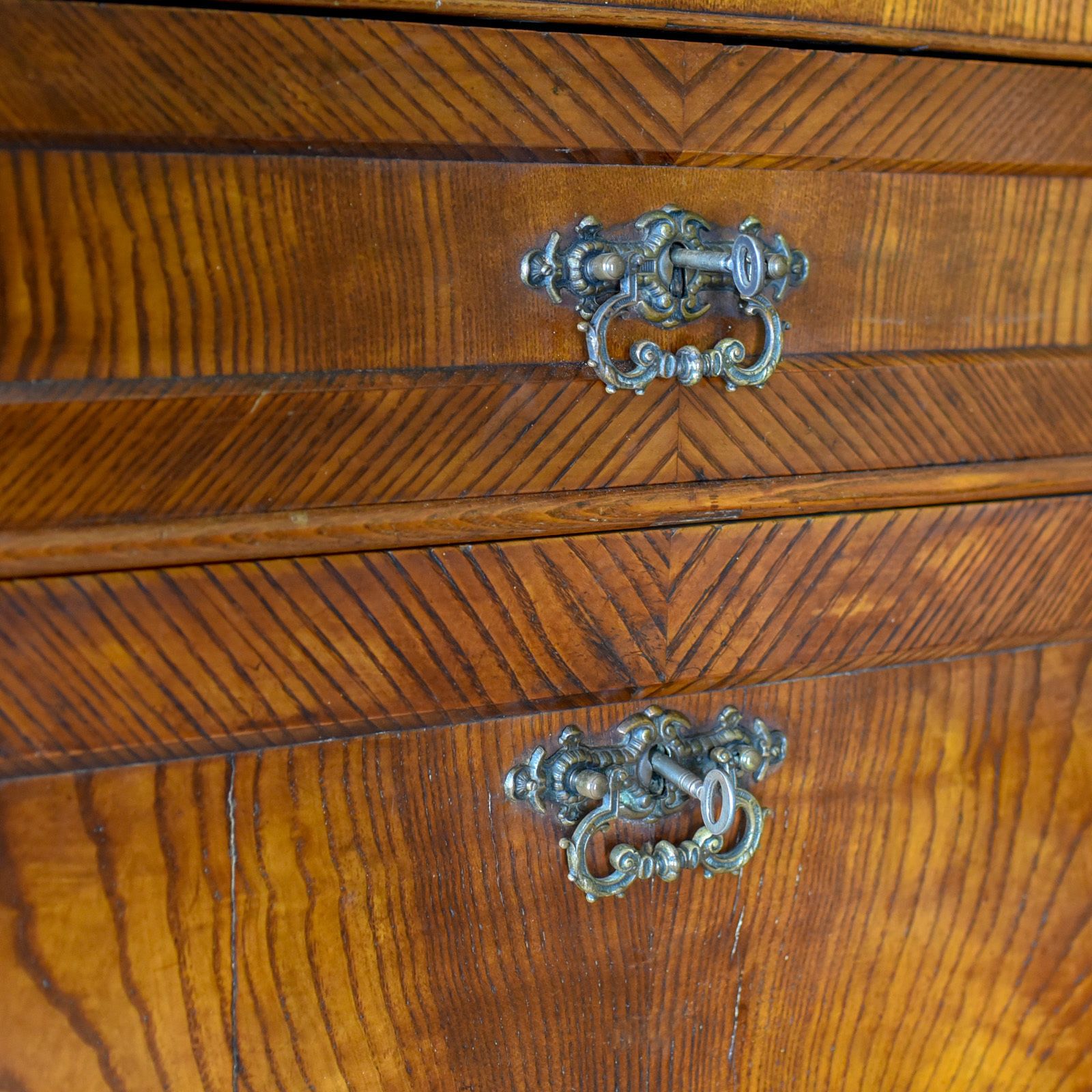 1650.0 Antique Bureau Desk, French, Escritoire, Oak, 19th Century Circa 1870 photo
