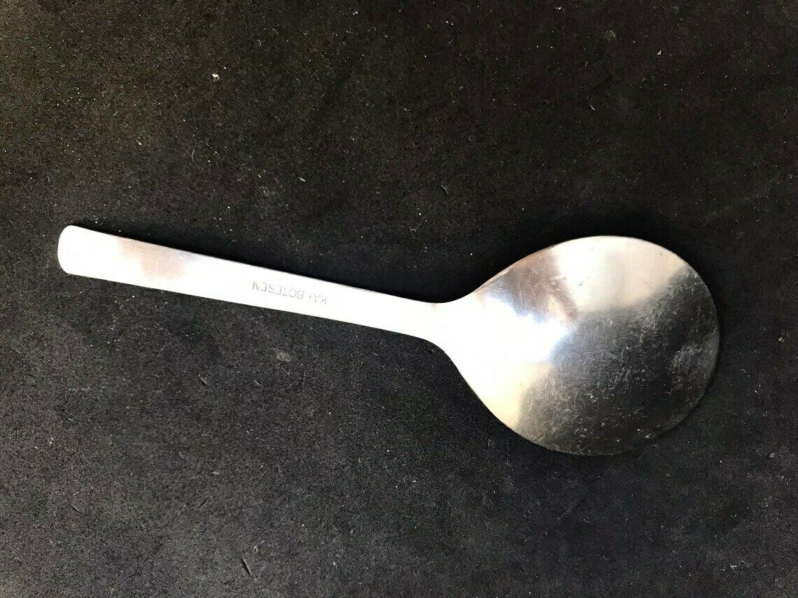 photo furniture Kay Bojesen Vintage Jam Spoon Replacement Stainless Steel Scandinavian Flatware Replacement Danish 1950s Stainless Flatware Boho Chic