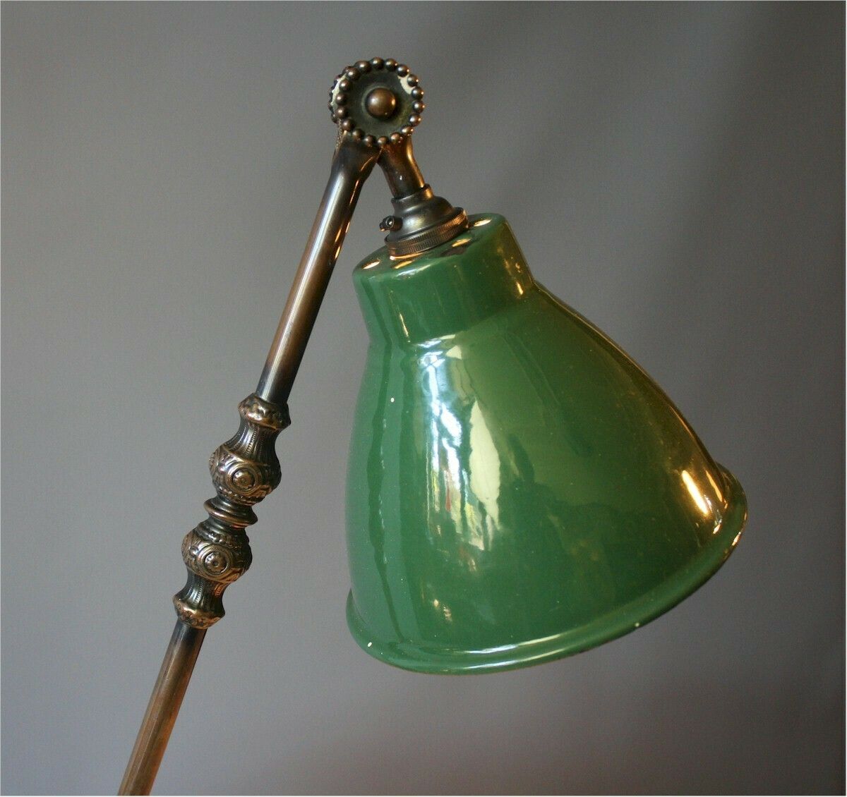Dugdill Daisy Cog Table Lamp In Copper photo for sale