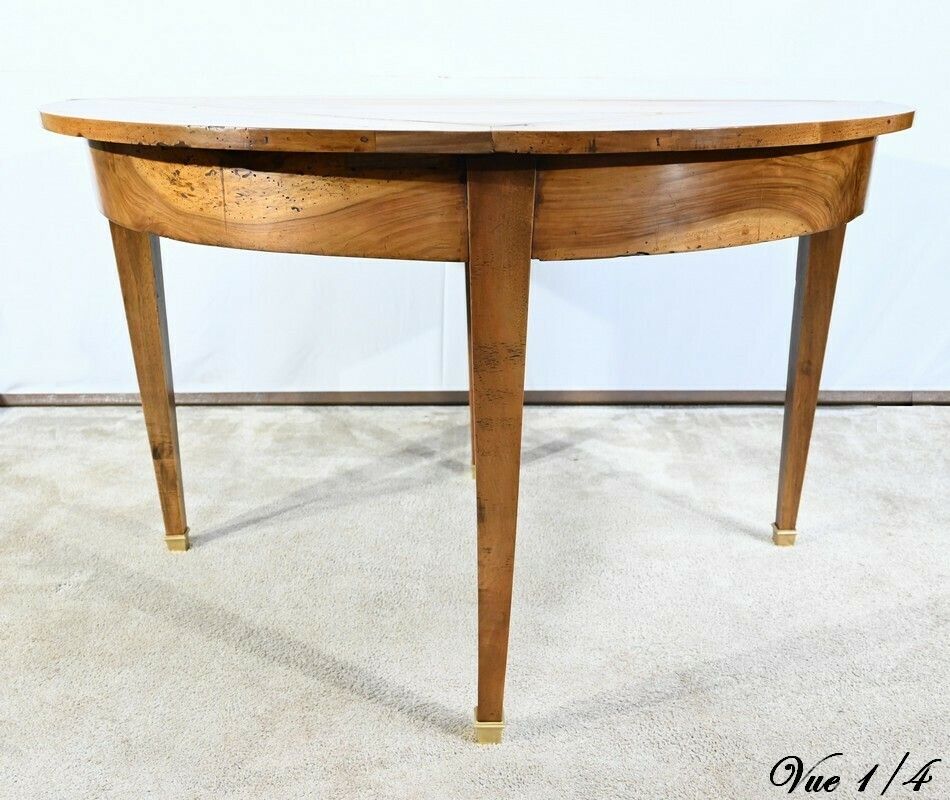 Walnut Table, Directoire Period – 1810 photo vinterior
