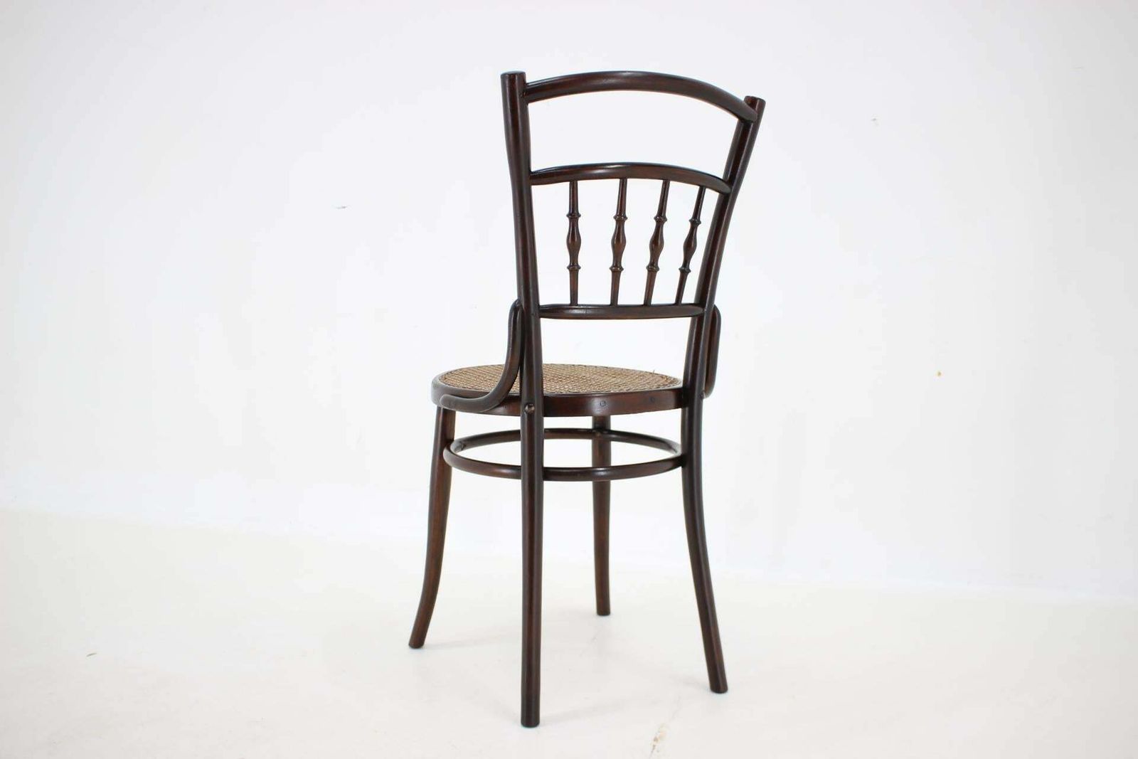 photo furniture 1930s Bentwood Beech Chair With Pedig Seat, Austria