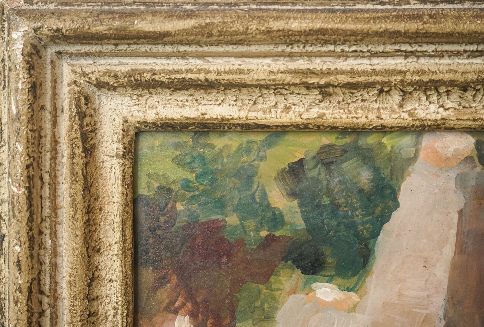 Plein Air Impressionistisch Studie Van Een Dame photo Kunst