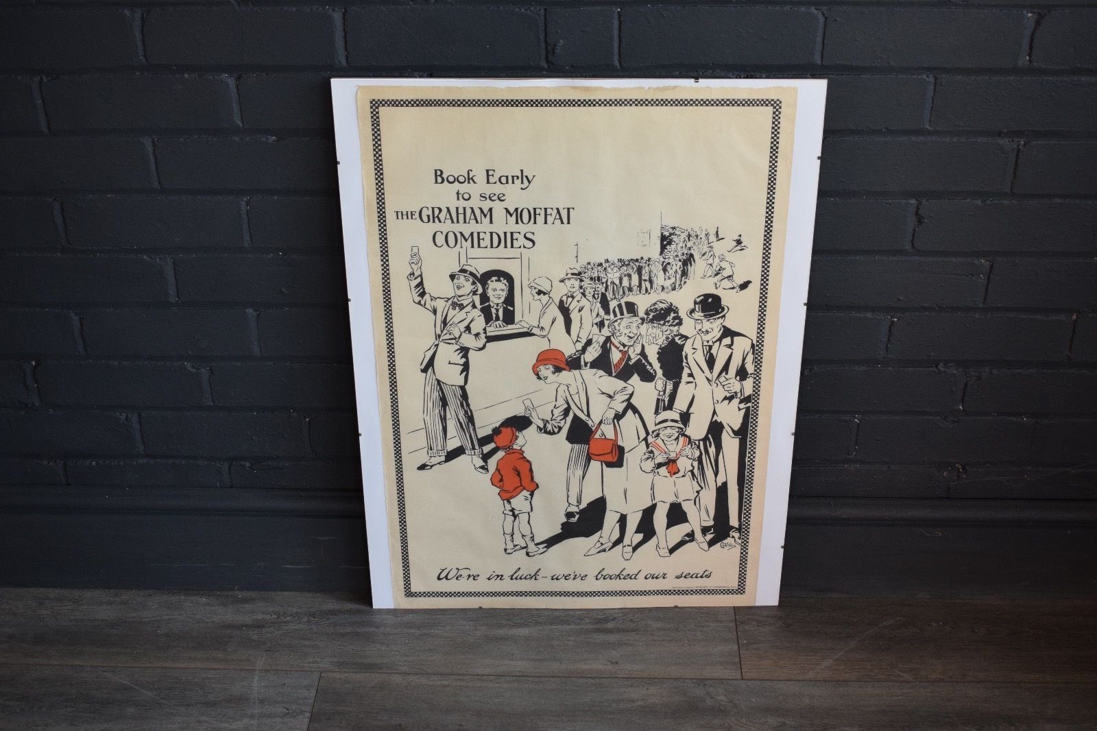 Art Deco Theatre Poster 'The Graham Moffat Comedies' photo Art