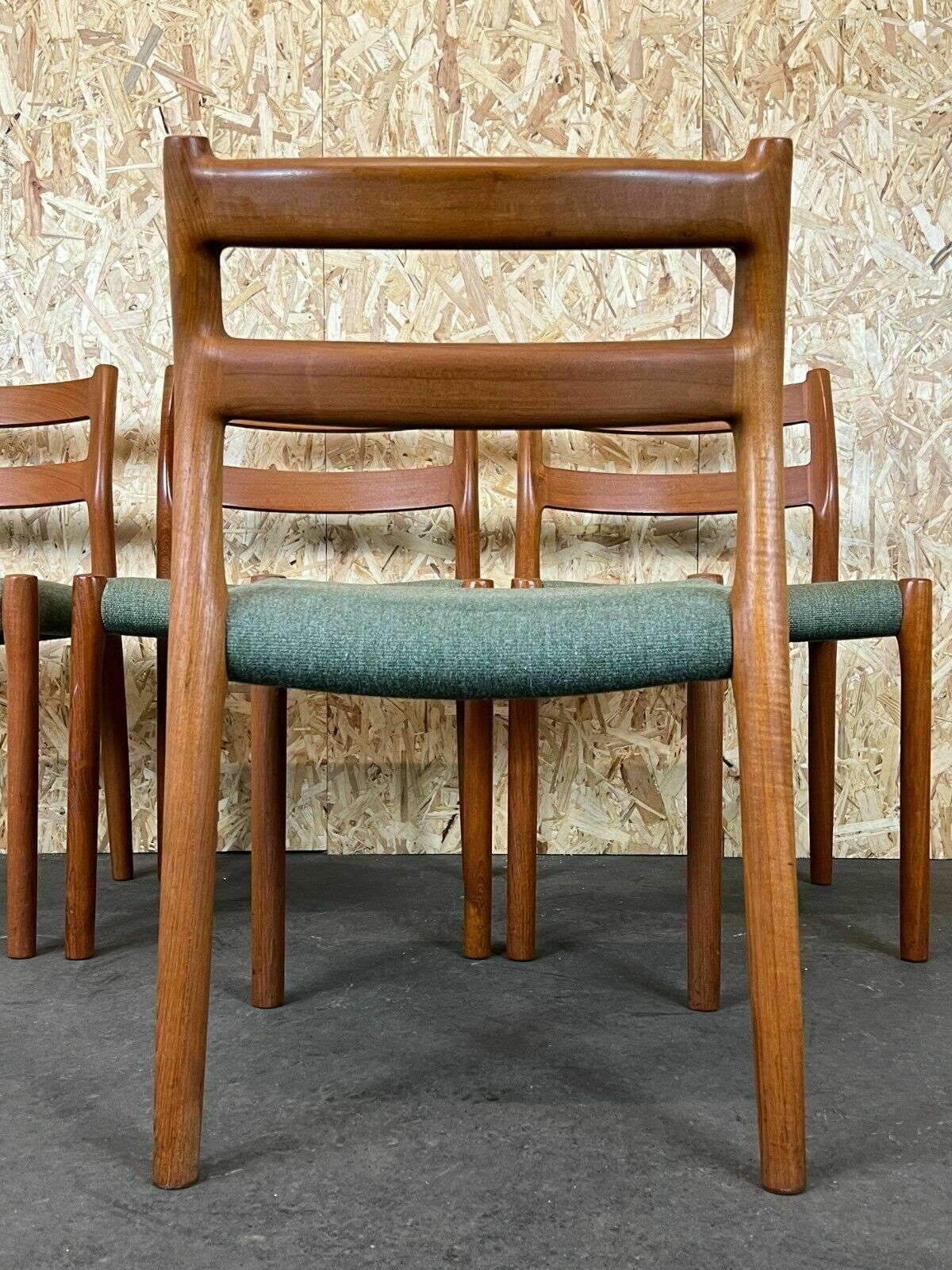 photo furniture 4x 60s 70s Chairs Teak Dining Chair Niels O. Möller For Jl Møllers 60s