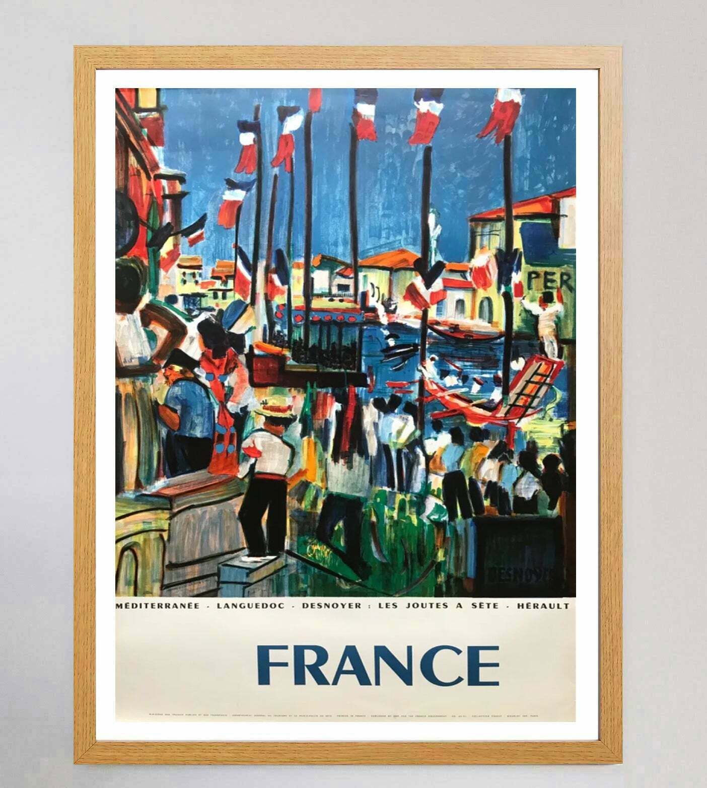 France   Desnoyer, Original Vintage Poster photo Art