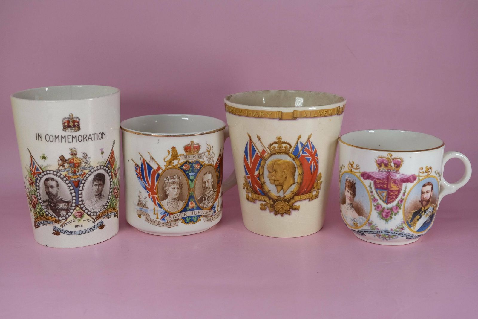 King George V Royal Memorabilia photo vinterior