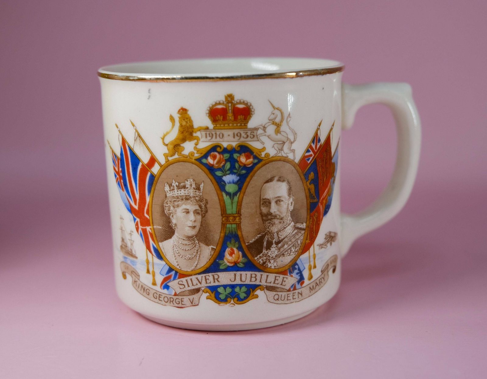King George V 1935 Silver Jubilee & 1910 Funeral Memorabilia Collection – British Royal Ephemera Lot photo buy